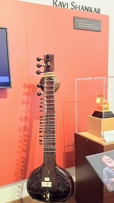 Music Instrument Museum (MIM) exhibit on contemporary music icons included Ravi Shankar