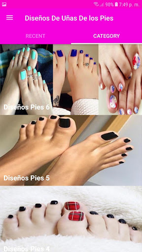Diseños De Uñas De los Pies