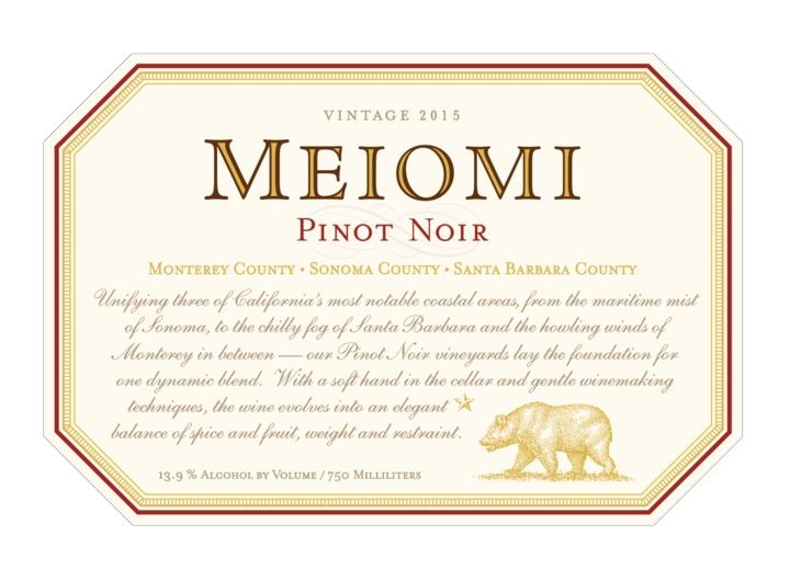 Logo for Meiomi Pinot Noir