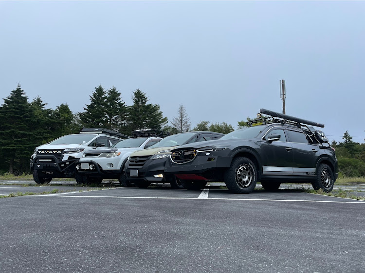 CX-8のオーバーランドスタイル・オフロードCX-8・アイアンバンパー・オフスタイルミーティング・スマホ撮影に関するカスタム事例の投稿画像3枚目