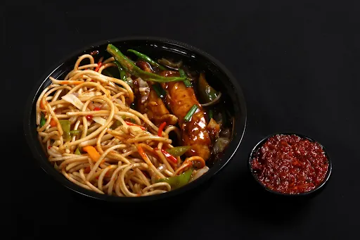 Paneer Chilli Noodles Bowl