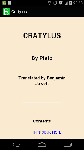 Cratylus by Plato