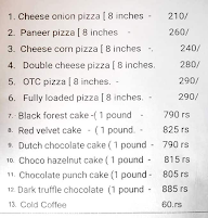 Cake Calories menu 2