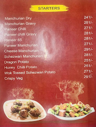 Wok Of Chinese menu 1