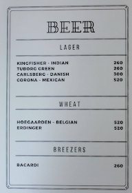 Highland Burger Grill menu 1