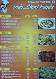 Indo Chini Food menu 2