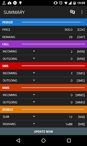 Call Message Data Counter Free