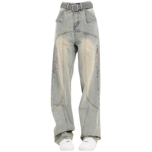 Title 5, Womens Retro Straight American-style Wide-leg ...