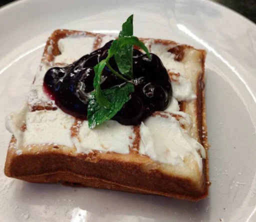 Blueberry Cheesecake Waffles Single