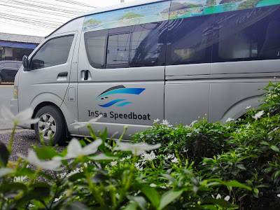 Get picked up by minivan from the hotel lobby on Samui