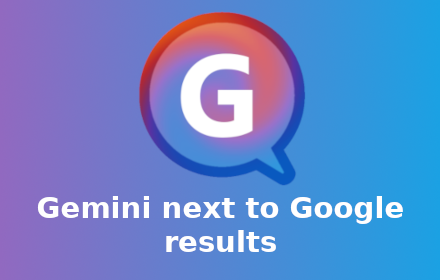 Gemini next to Google results small promo image