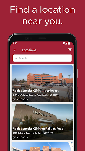 Screenshot UAMS Health