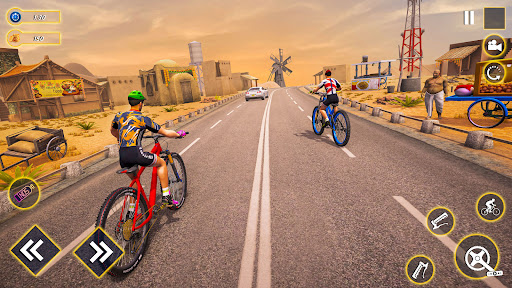 Screenshot Xtreme BMX Traffic Tour Racing