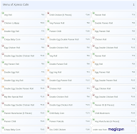 Xpress Cafe menu 1