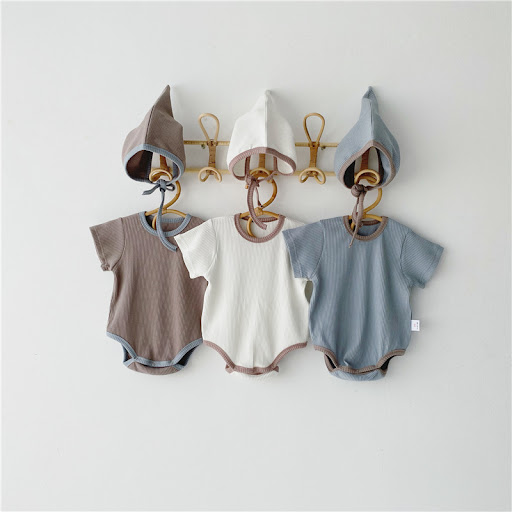 Title 5, Baby Fart Romper Short-Sleeved One-Piece - Comf...