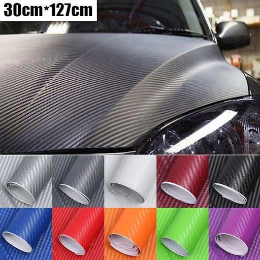 Title 7, 3D Stereo Carbon Fiber Stickers for Car. Enhanc...