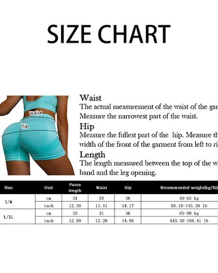 Summer Yoga Shorts High Waist Sports Short Leggings Women... - 2