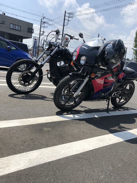 shuu.シルBRさんが投稿したツーリング・ホイール塗装・ns1・バイクに関するカスタム事例の投稿画像2枚目