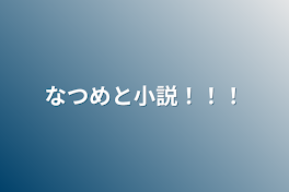 なつめと小説！！！