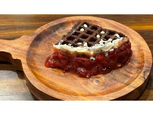 White Chocolate Berry Waffle