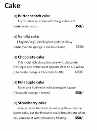 Cake Avenue menu 1