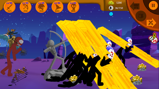 Screenshot Stickman War : Defense Battle