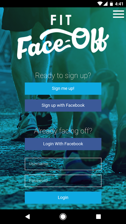 Android application Fit Face-Off screenshort