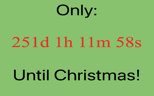 Christmas Countdown Timer!