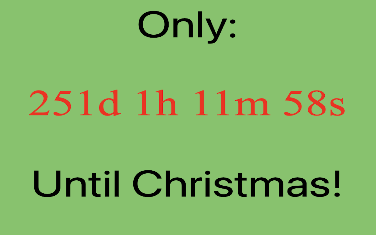 Christmas Countdown Timer! Preview image 1