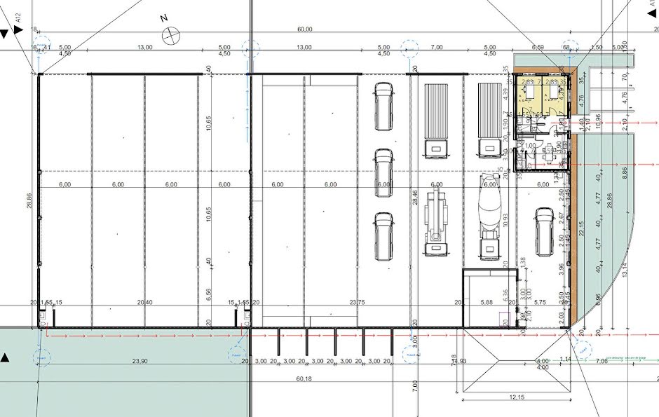 Location  locaux professionnels  750 m² à Denguin (64230), 3 630 €