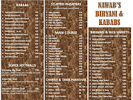 Nawab's Biryani & Kababs menu 2