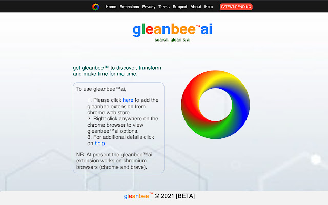 gleanbee chrome extension