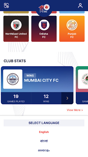 Screenshot Indian Super League Official
