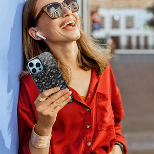 Title 3, Carbon Fiber MagSafe Forged Pattern TPU Phone Case