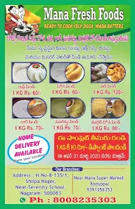 Mana Fresh Foods menu 3