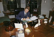 US President John F. Kennedy. 