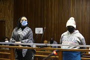 Rosemary Ndlovu and her co-accused Nomsa Mudau appearing at the Kempton park regional court in April 2022