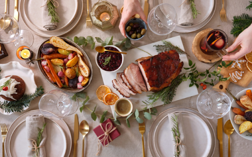 Festive Christmas Dining Theme Preview 1