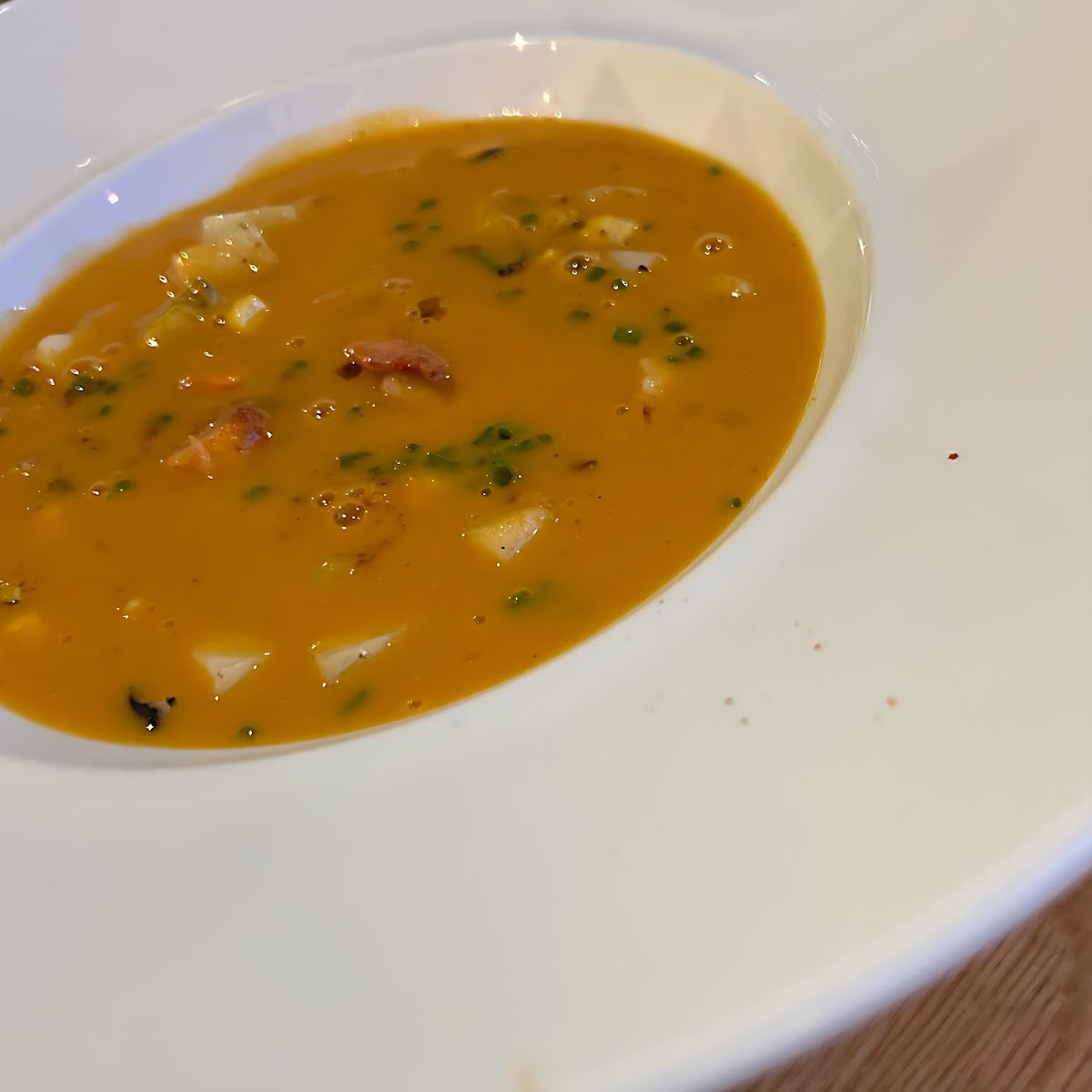 Gluten free lobster bisque