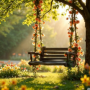 Enchanted Garden Swing