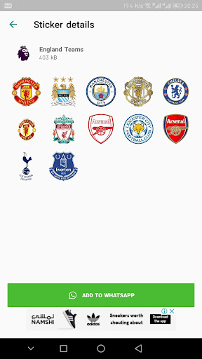 Football Sticker for Whatsapp