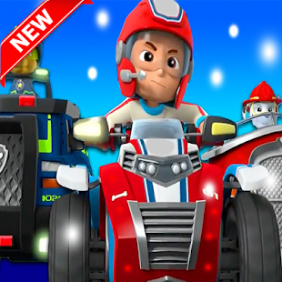 Paw Puppy Cars Racing 1.0 APK + Mod (Unlimited money) for Android