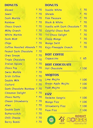 Donut House menu 1