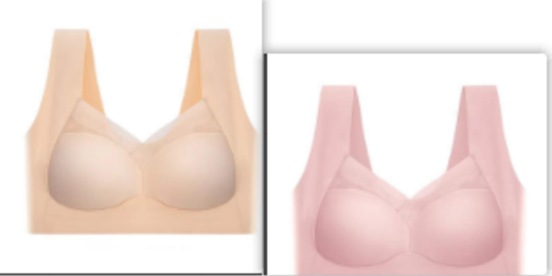 Women's One-piece Fixed Latex Cups Non-marking Sports Bra provides comfortable support and freedom of movement during an