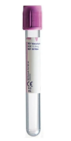 Vacutainer 6ml EDTA lila /100