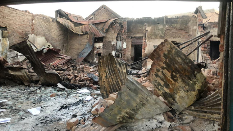 The aftermath of looting at Pan Africa Mall where two burnt bodies were discovered on Wednesday, September 4 2019.