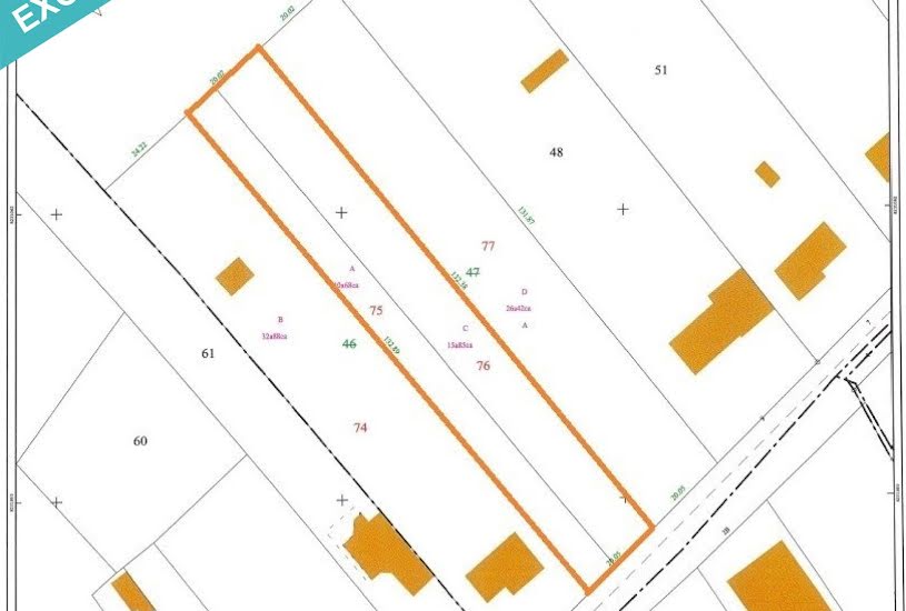  Vente Terrain à bâtir - 2 653m² à Les Baroches (54150) 