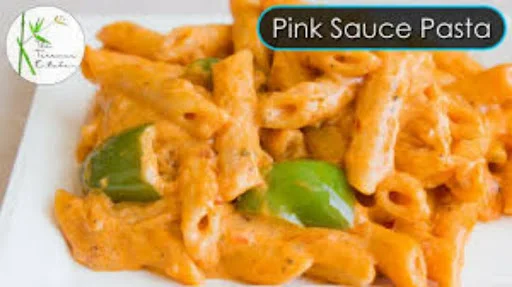 Veg Mix Sauce Pasta (Pink Pasta)