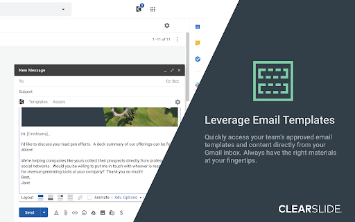 ClearSlide for Gmail