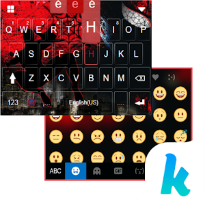 Dark Spider Keyboard Theme – New Phone Wallpaper  Icon